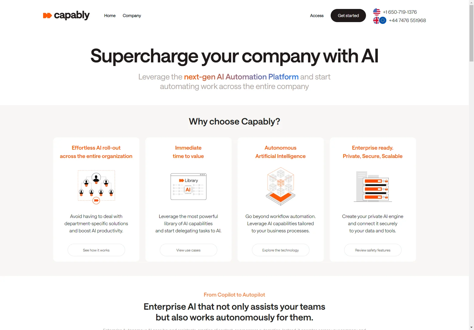 Capably: Autonomous AI for Enterprise Automation and Productivity