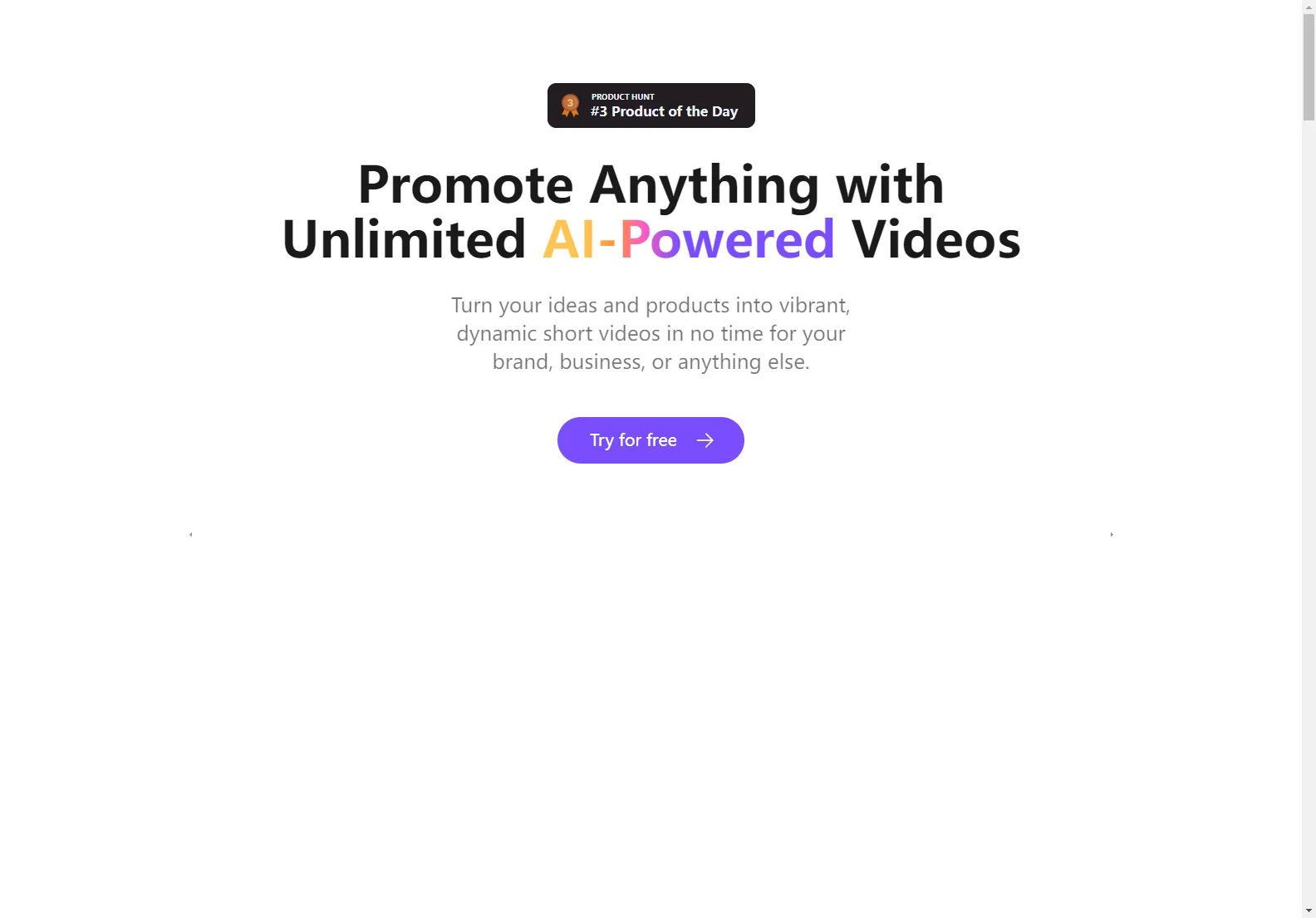 VMEG: Unlimited AI-Powered Videos for Effortless Marketing