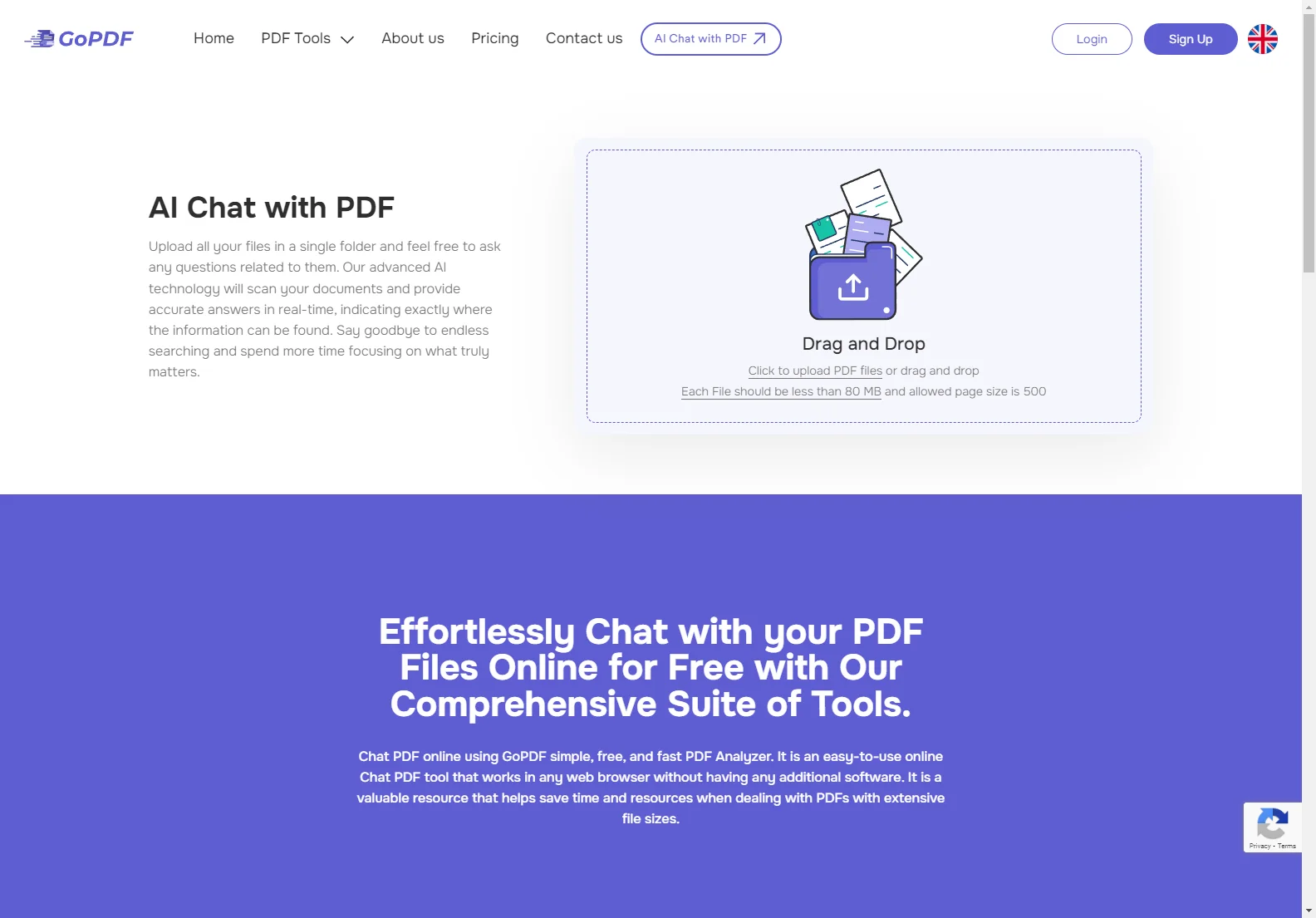 GoPDF: AI-Powered Chat for Effortless PDF Interaction