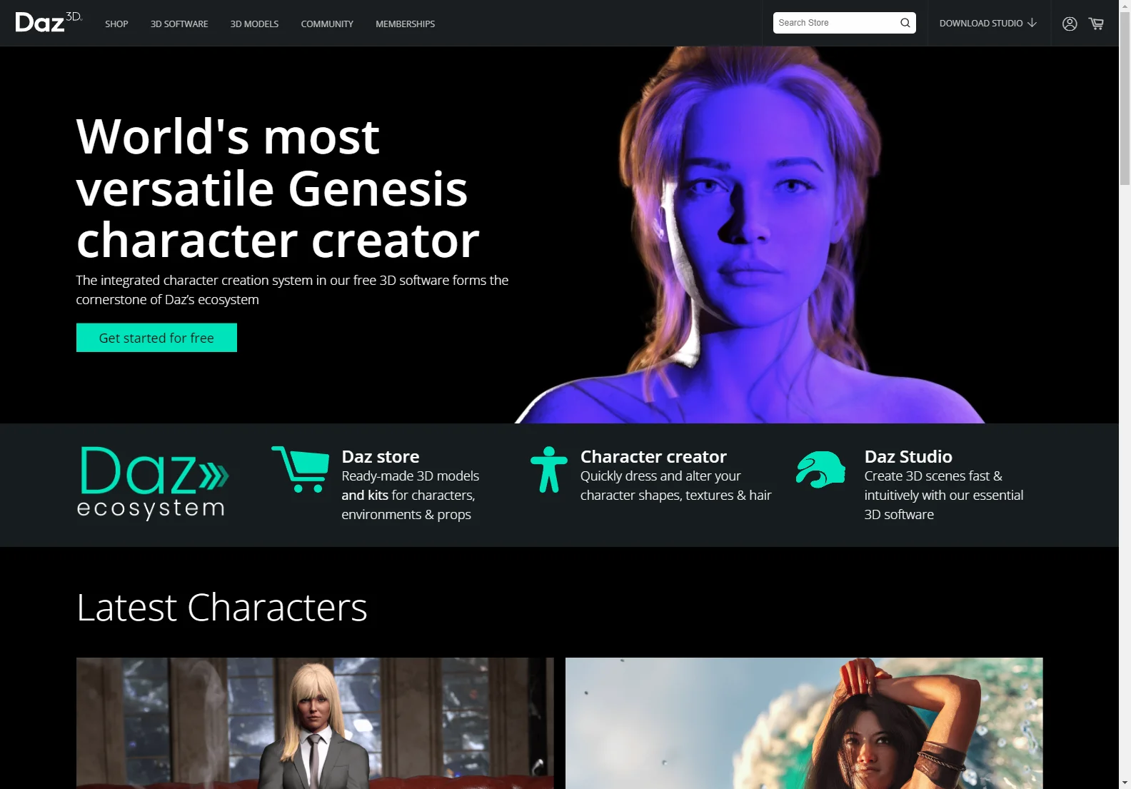 Daz 3D: User-Friendly 3D Software & Models for Stunning Character Creation