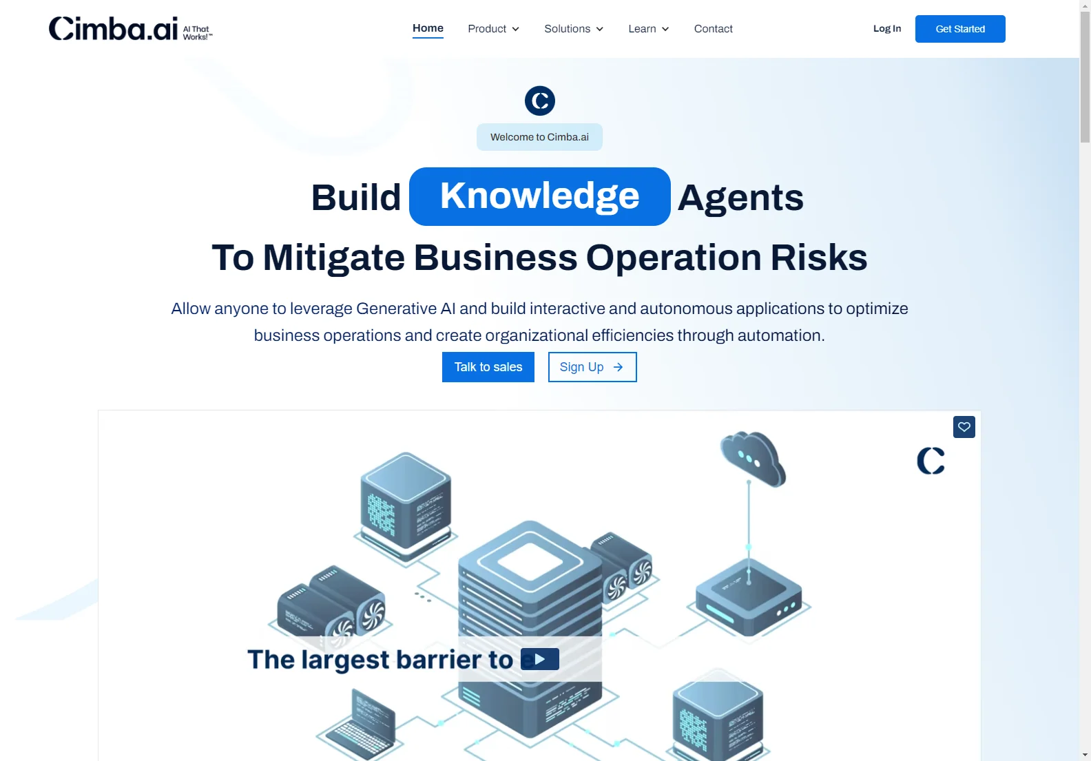 CIMBA: Build AI Automation Agents Easily & Optimize Business Operations