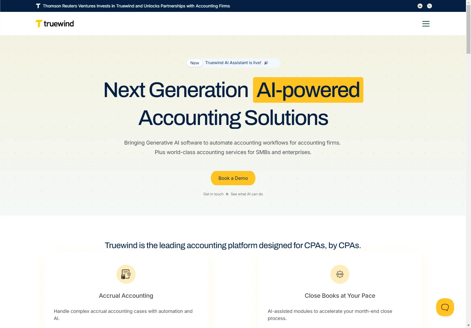 Truewind: AI-Powered Accounting Solutions for Growth