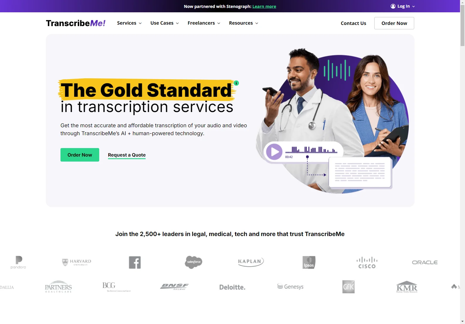 TranscribeMe: AI-Powered Transcription Services for High Accuracy and Speed