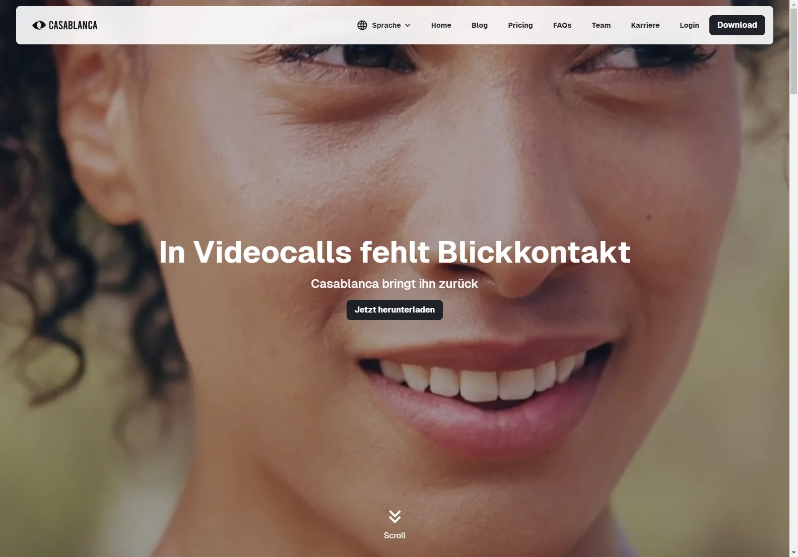 Casablanca.ai: AI-Powered Eye Contact for Enhanced Video Calls