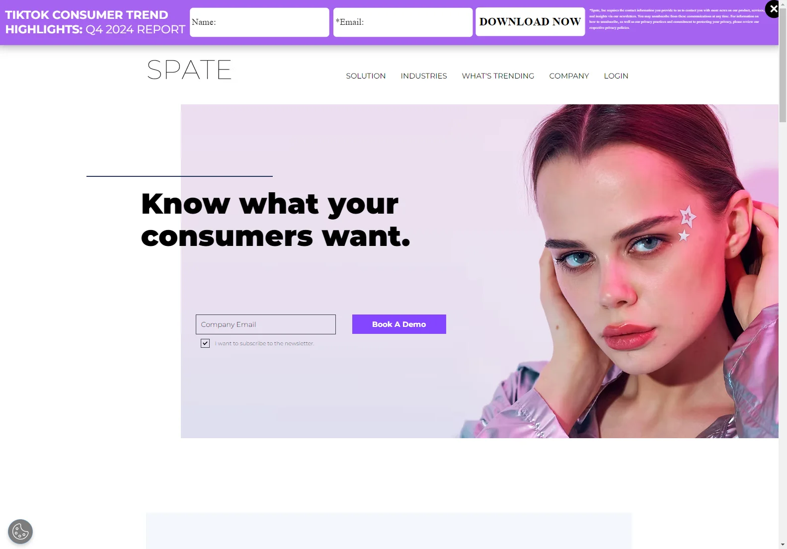 Spate: AI-Powered Consumer Trend Analysis for Beauty & Wellness