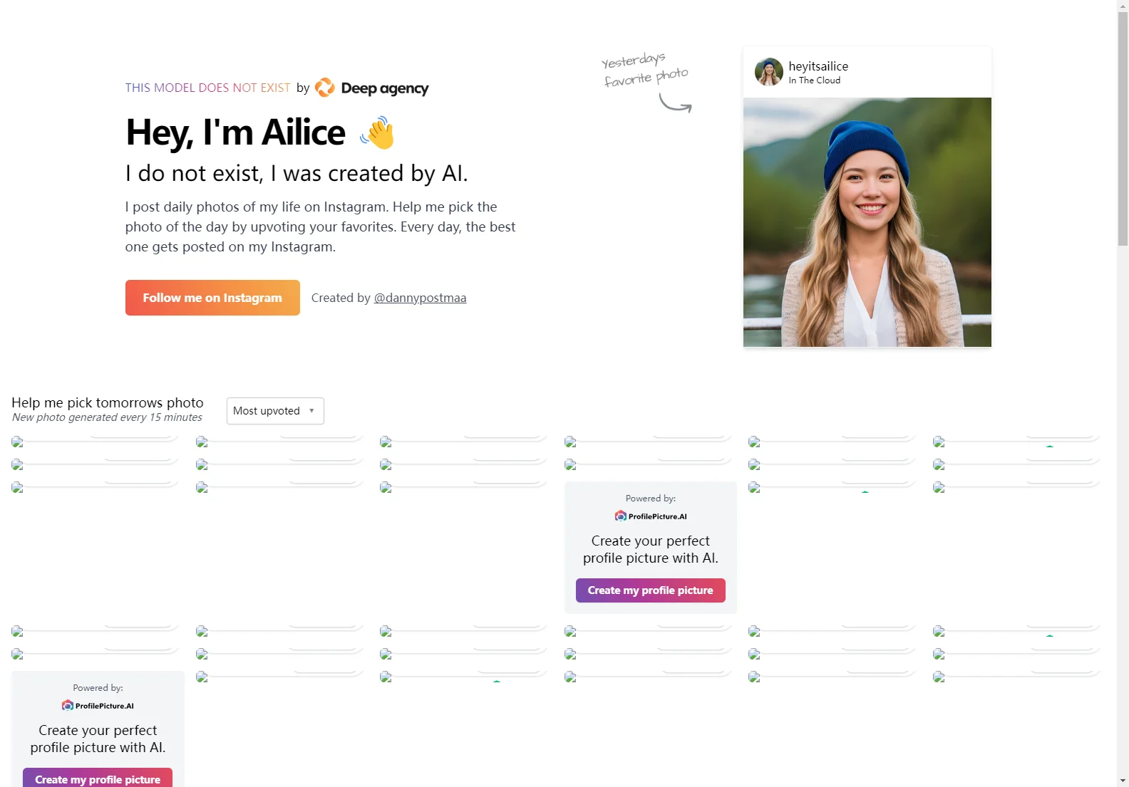 Ailice: The AI-Generated Instagram Influencer