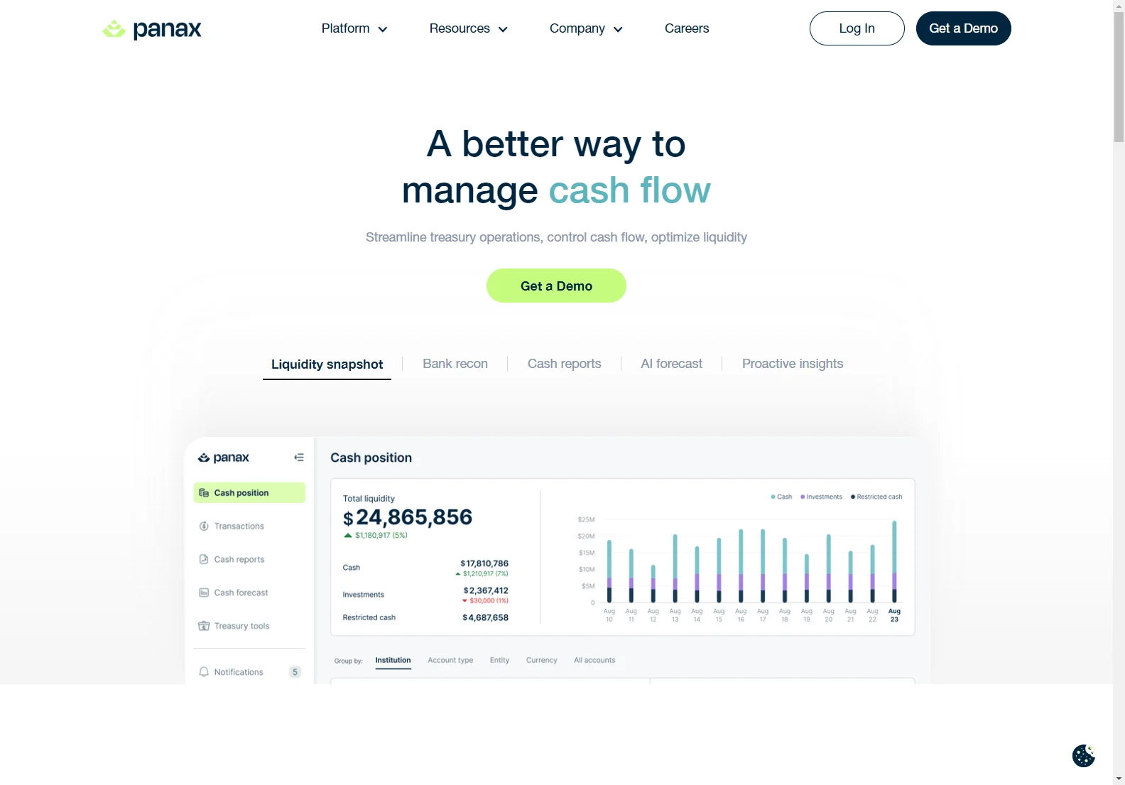 Panax: AI-Powered Cash Flow Management for Optimized Liquidity