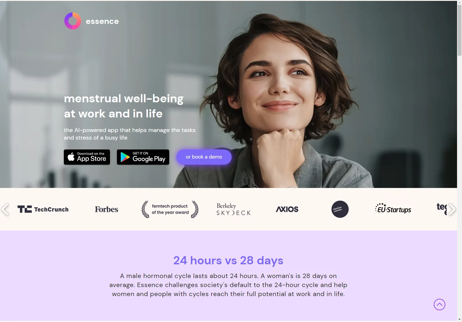 Essence: AI-Powered App for Menstrual Cycle Optimization and Productivity