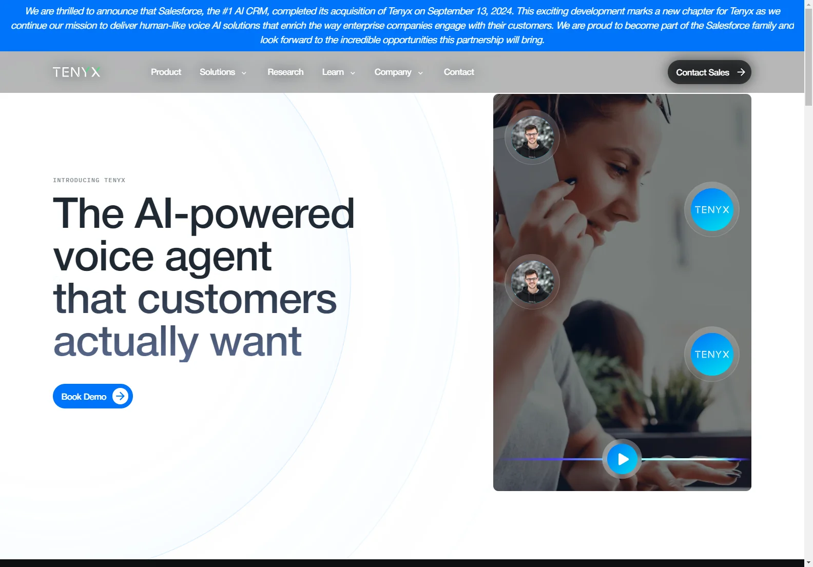 Tenyx: Salesforce's Human-Like Voice AI for Enhanced Customer Engagement