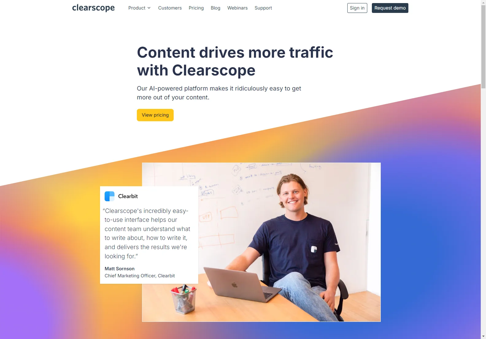 Clearscope: AI-Powered SEO Platform for Higher Rankings