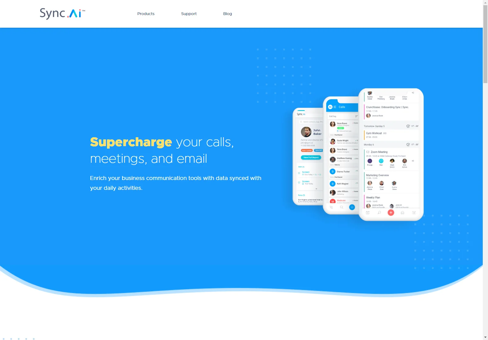 Sync.AI: Supercharge Your Business Communication with Integrated Data