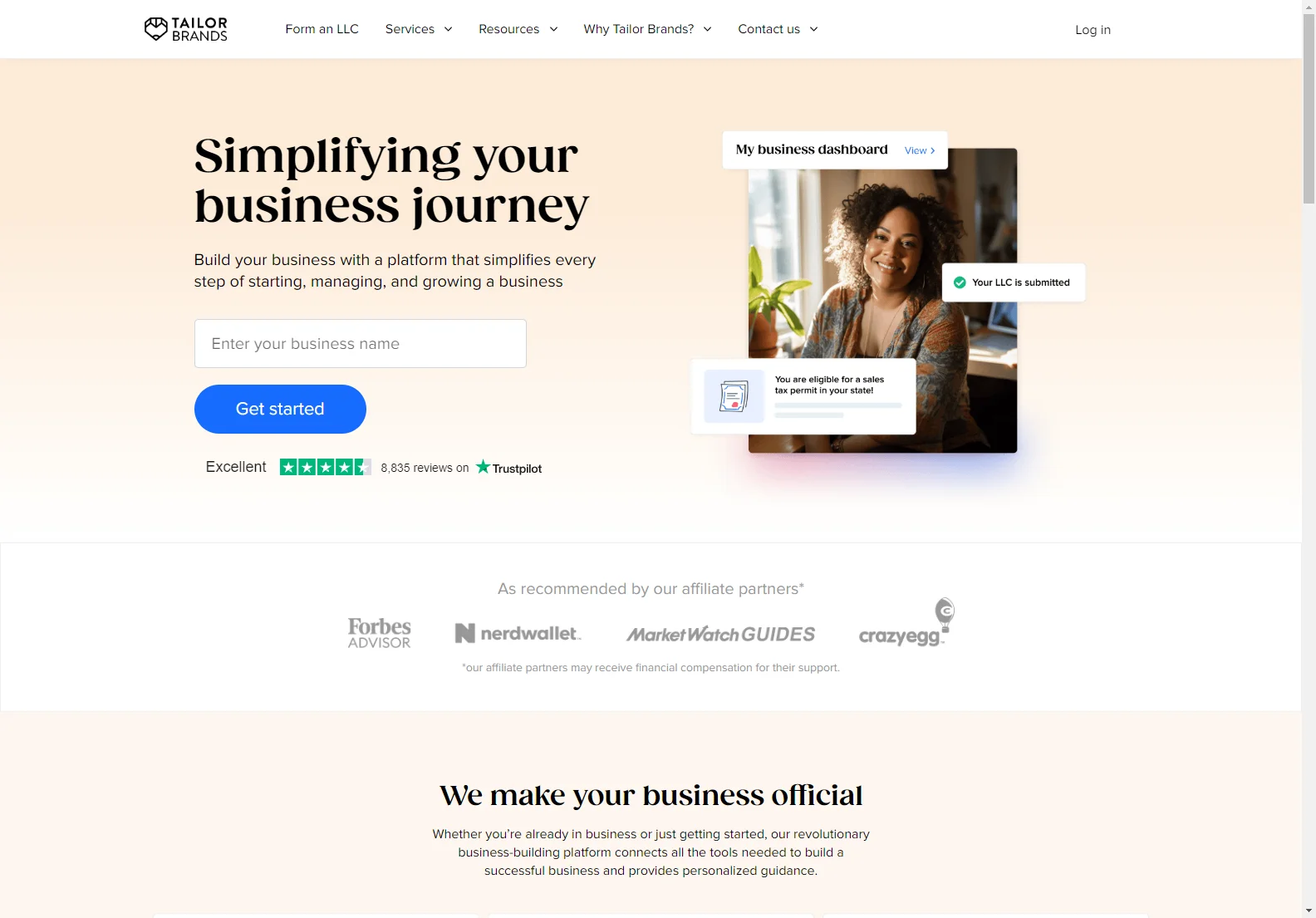 Tailor Brands: Streamline Your Business Journey from Setup to Growth