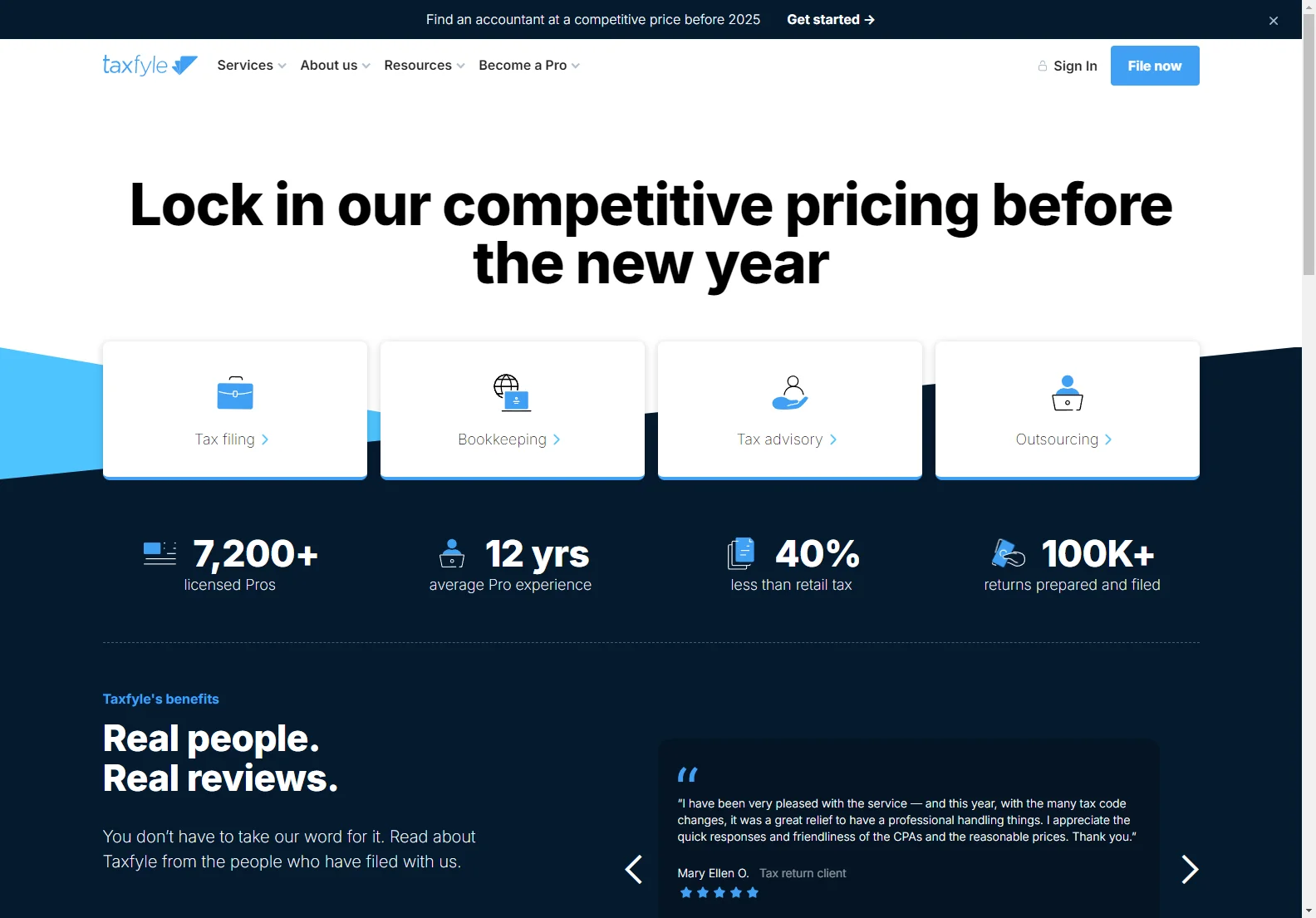 Taxfyle: Affordable Online Accounting Services for Individuals and Businesses