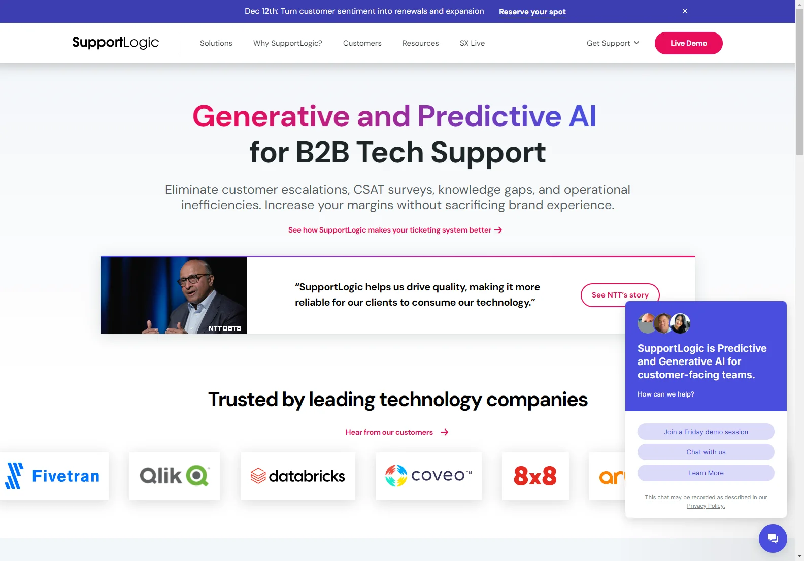 SupportLogic: AI-Powered B2B Tech Support for Enhanced Customer Experience