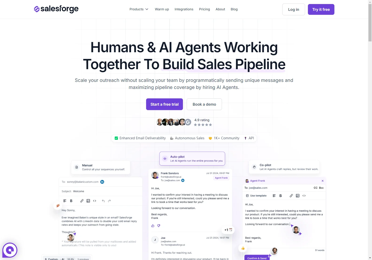 Salesforge: AI-Powered Sales Outreach for 10x Pipeline Growth