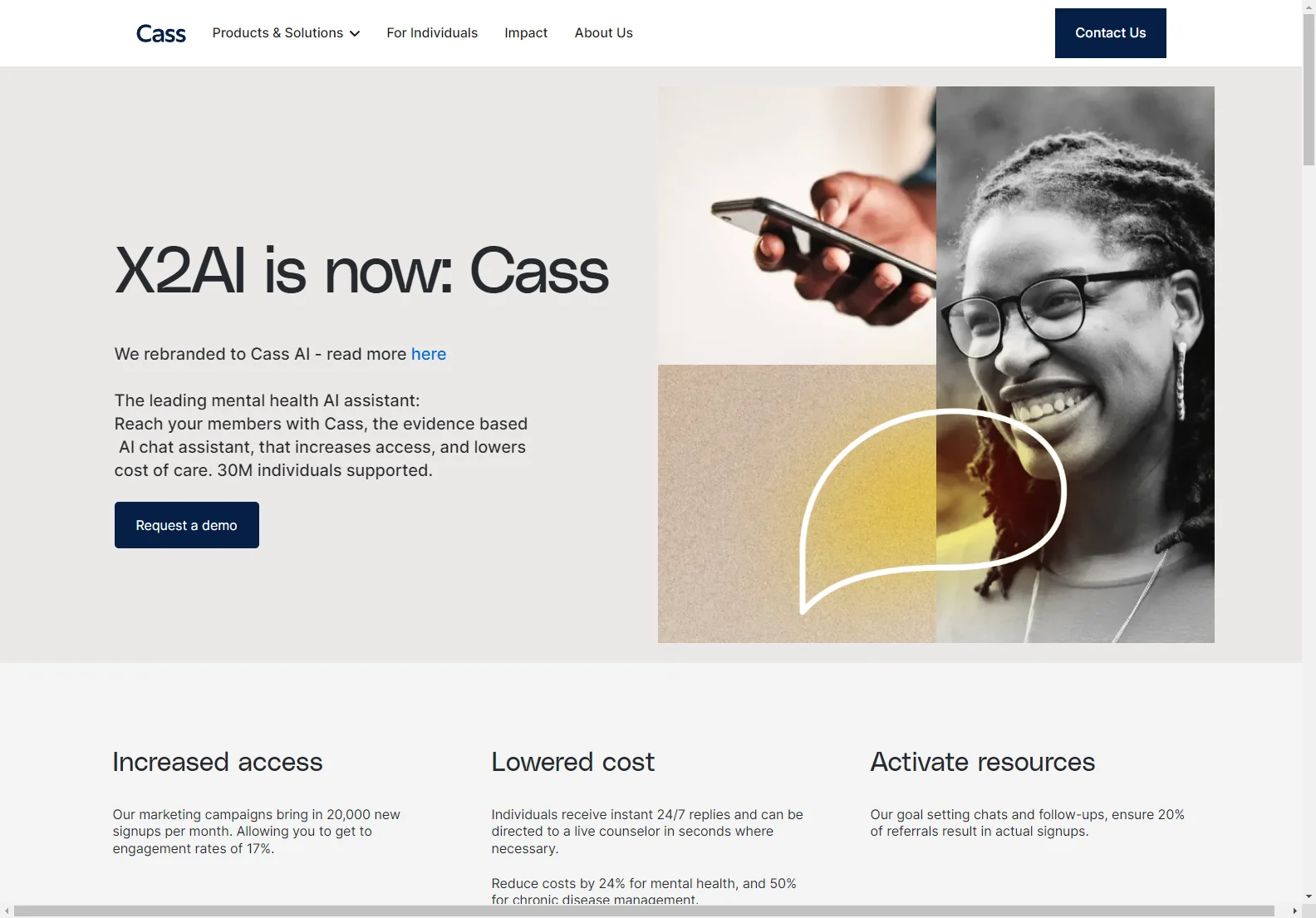 Cass: AI-Powered Mental Health Assistant for Increased Access and Lower Costs