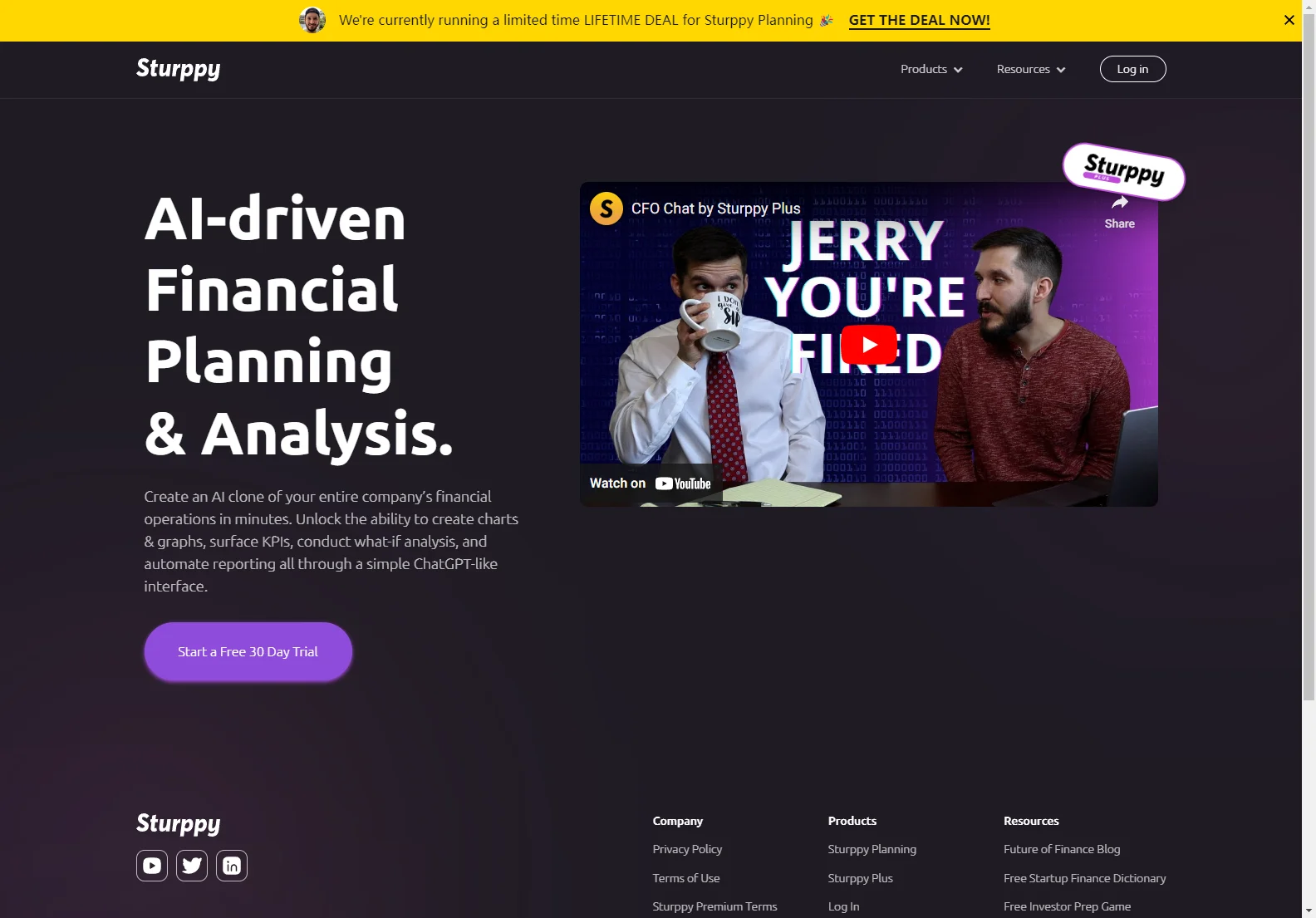 Sturppy Plus: AI-Powered Financial Planning & Analysis