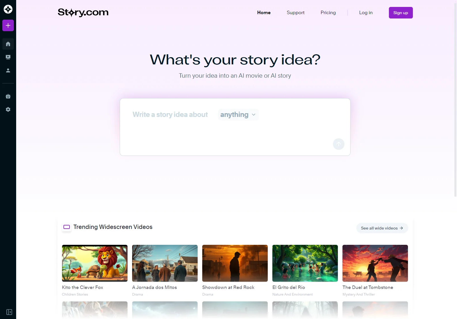 Story.com: The #1 AI Storytelling Platform for Creating AI Movies and Stories