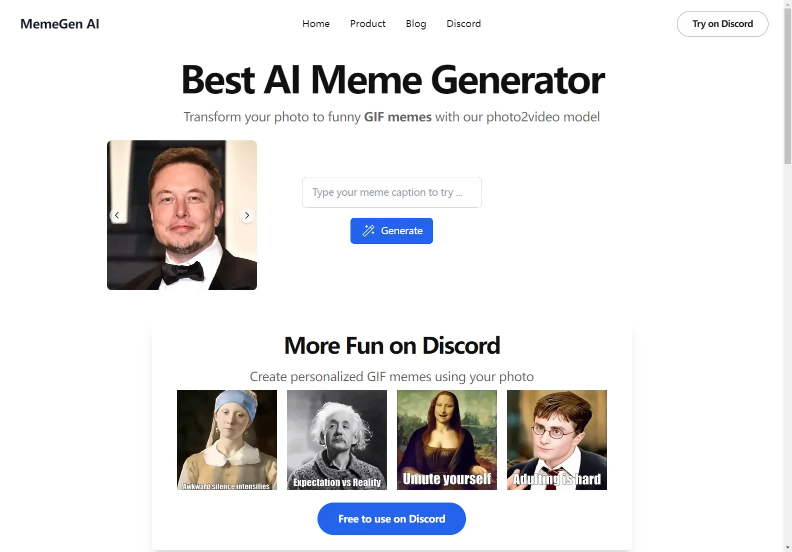 MemeGen AI: The Best AI Meme Generator on Discord