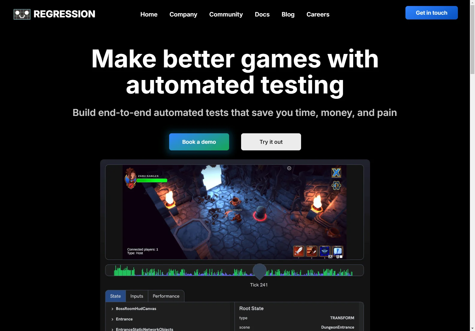 Regression Games: AI-Powered Automated Testing for Unity Games