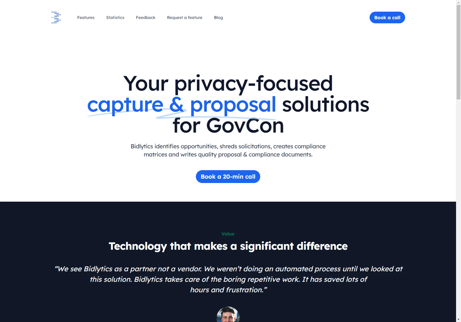 Bidlytics: AI-Powered Government Contract Bidding