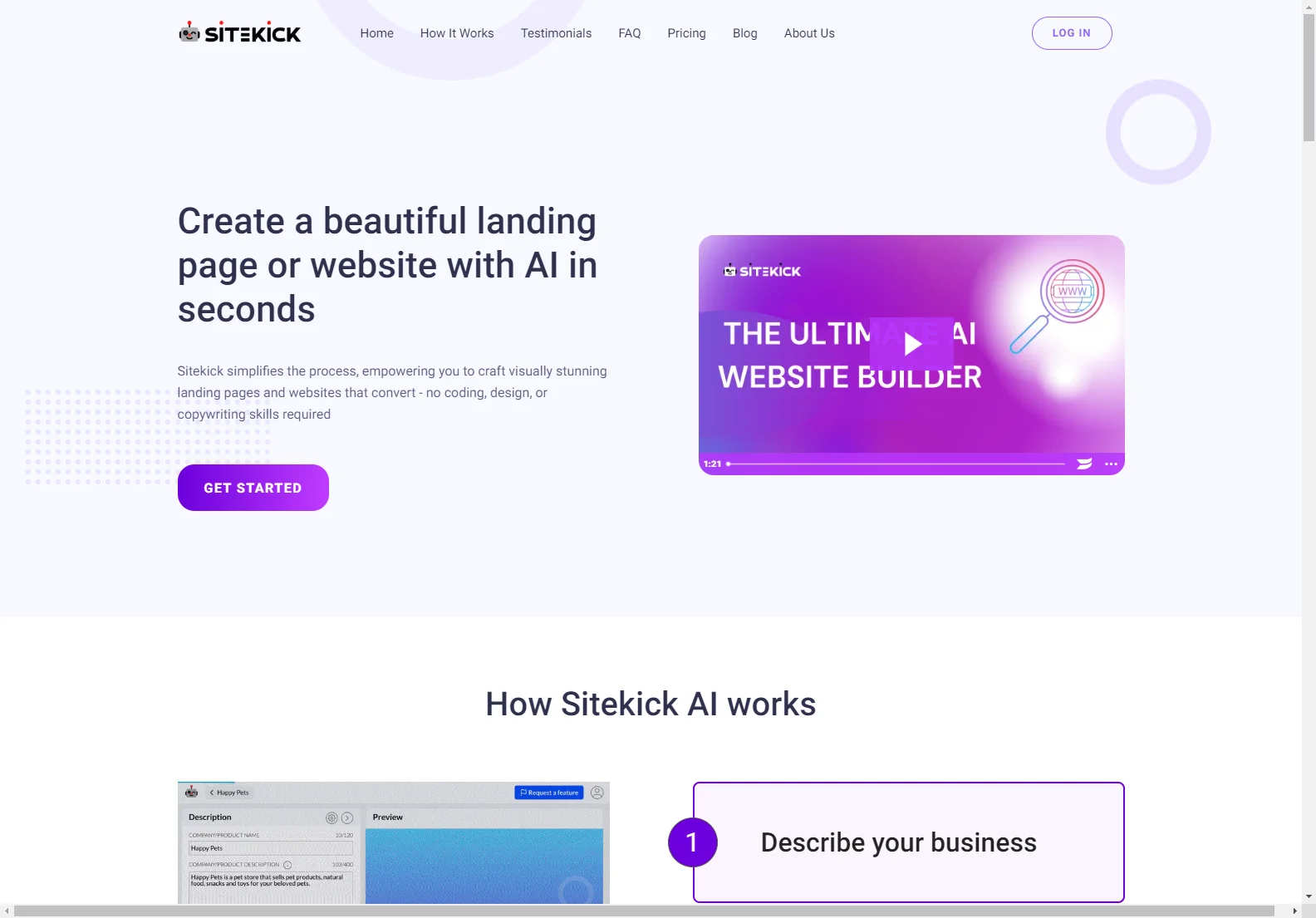 Sitekick AI: Build Stunning Websites & Landing Pages with AI