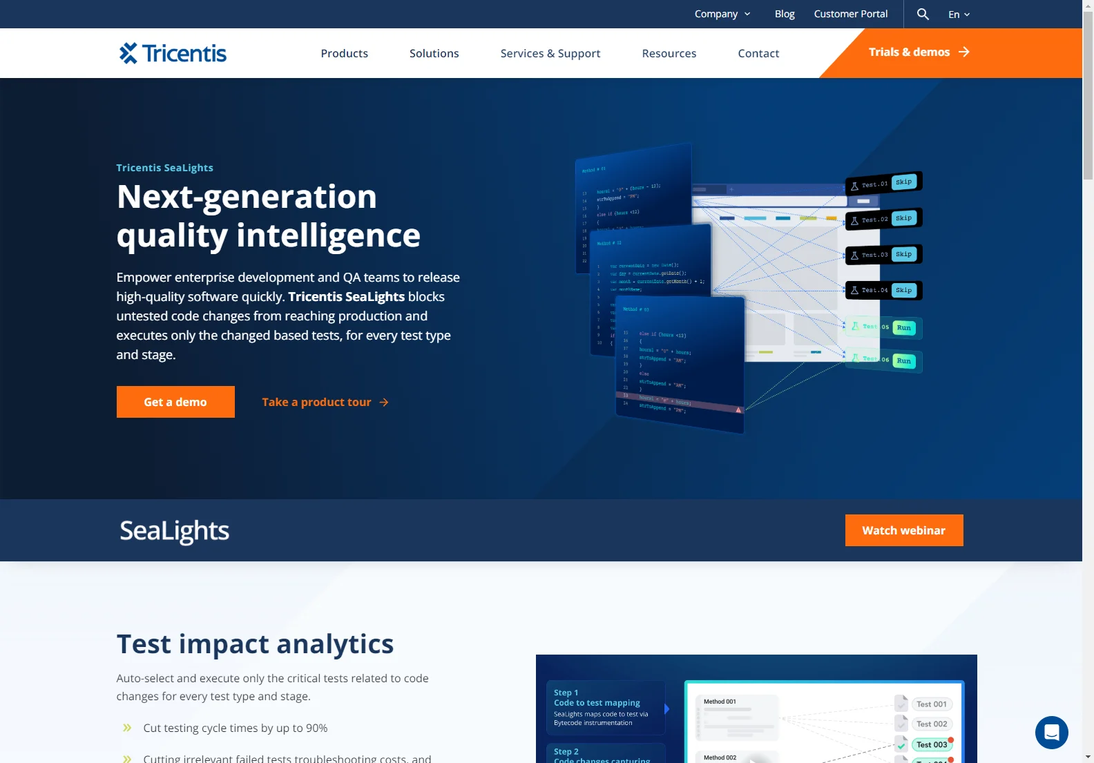 Tricentis SeaLights: Next-Generation Software Quality Intelligence