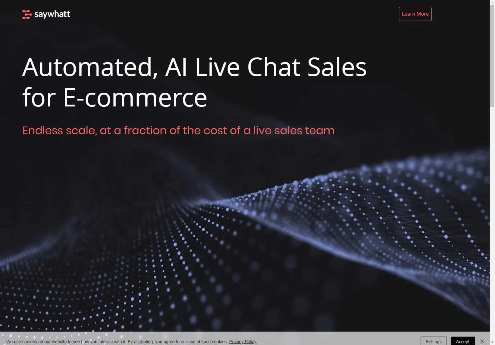 saywhatt: AI-Powered E-commerce Solution for Higher Conversion Rates