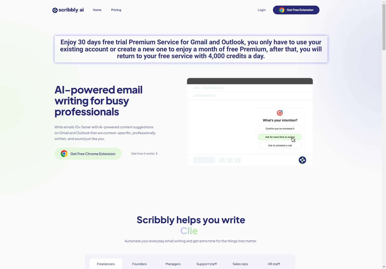 Scribbly: AI-Powered Email Writing Assistant for Gmail & Outlook