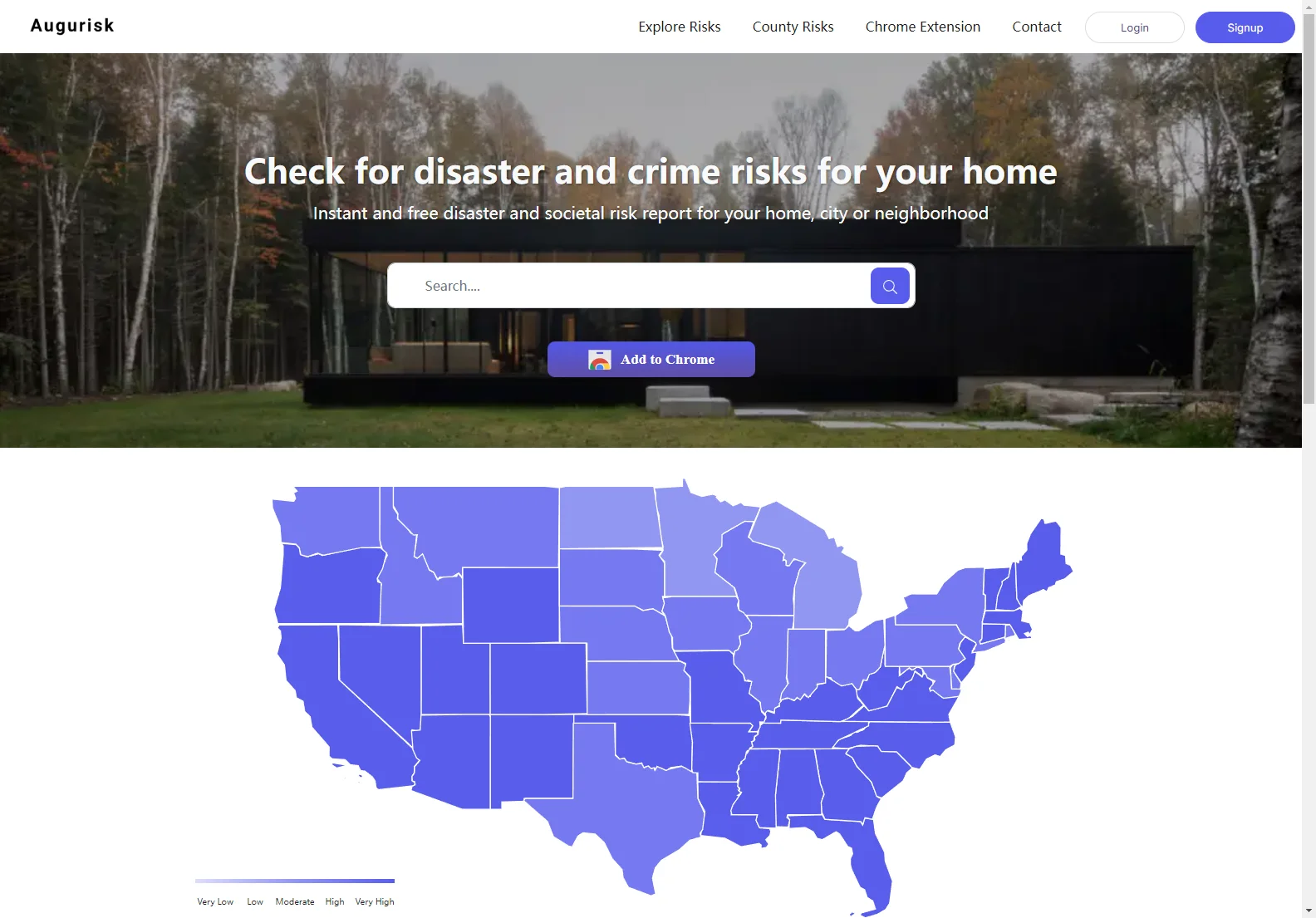 Augurisk: Free Disaster & Crime Risk Reports for Your Home