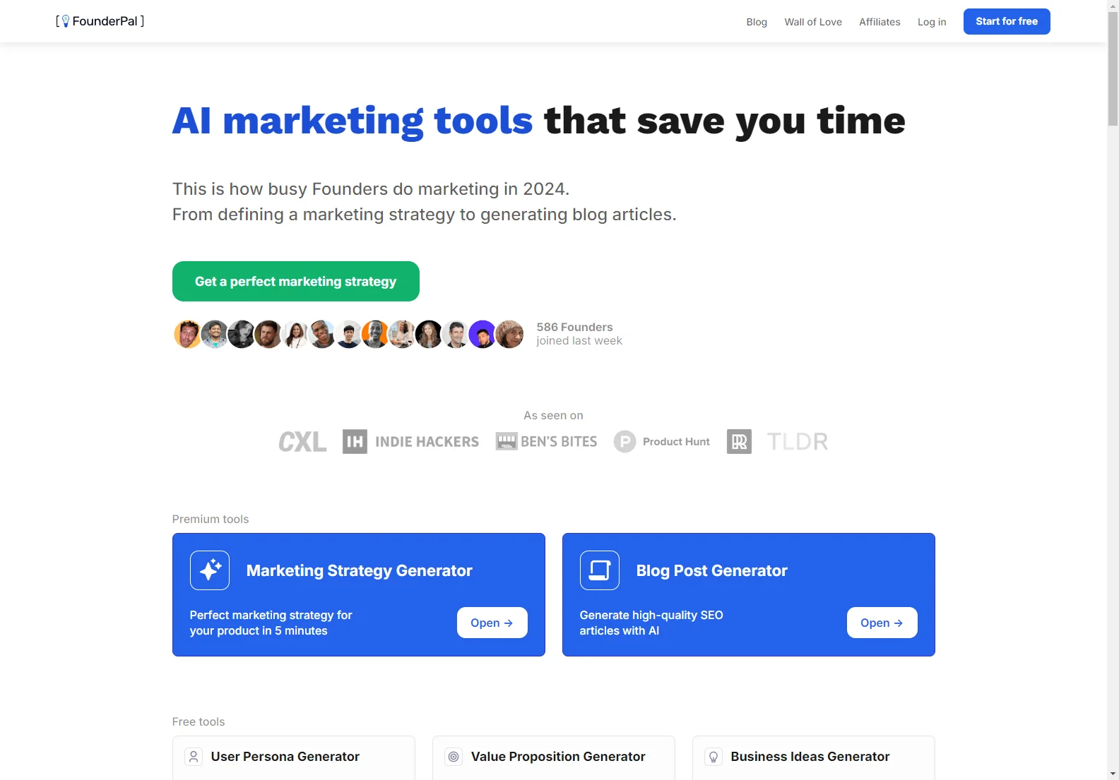 FounderPal: AI Marketing Tools for Busy Founders