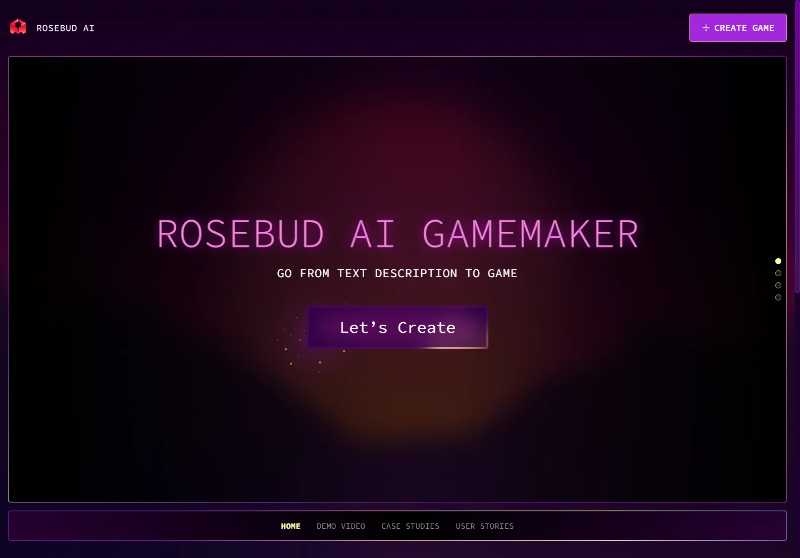 Rosebud AI: Effortlessly Create 2D & 3D Games from Text Descriptions