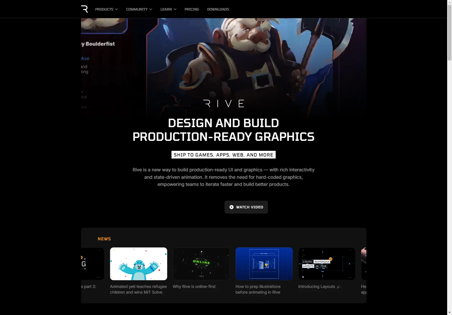 Rive: Build Interactive Motion Graphics That Run Anywhere