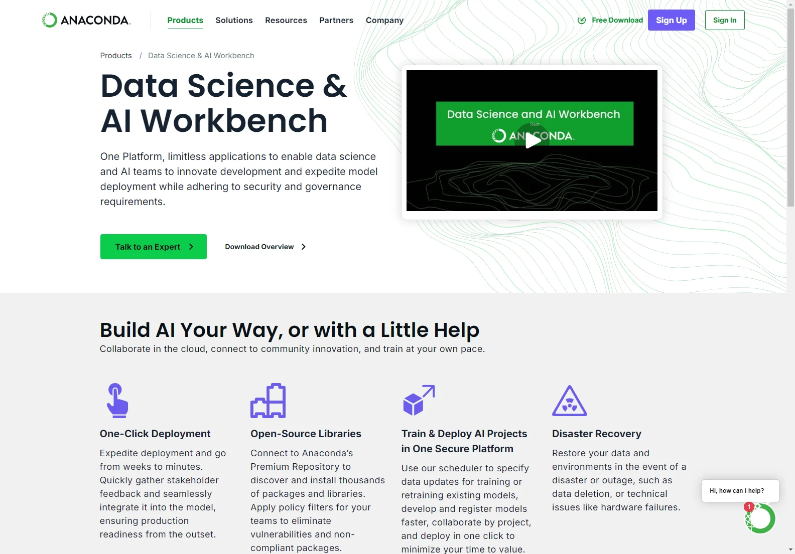 Anaconda Data Science & AI Workbench: Streamline AI Development and Deployment