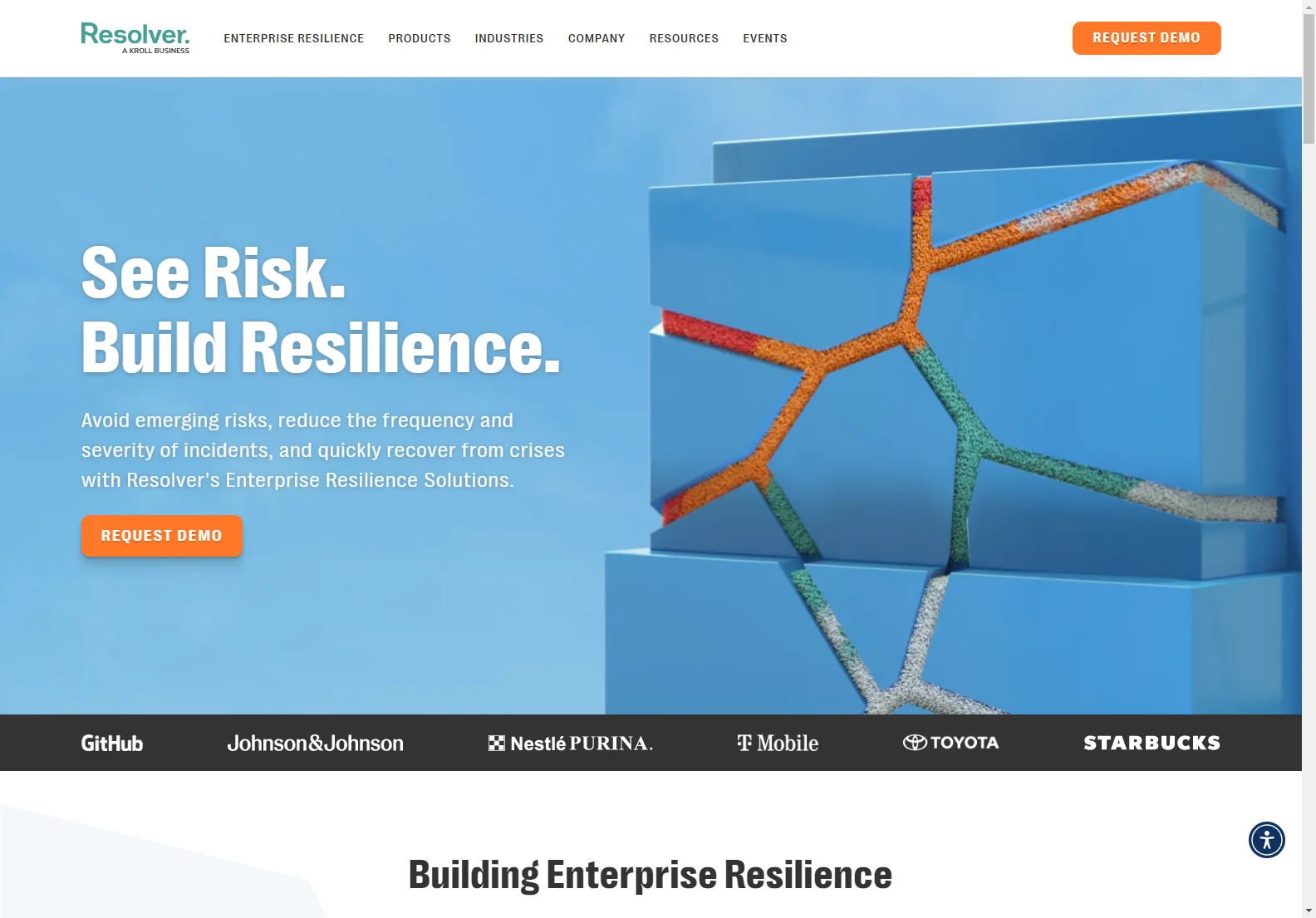 Resolver: Enterprise Resilience Platform for Proactive Risk Management