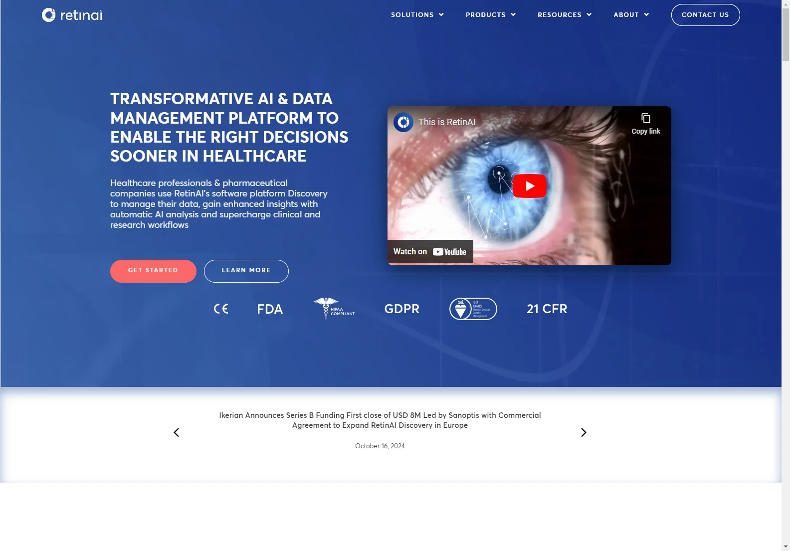 RetinAI: AI-Powered Data Management for Enhanced Healthcare Decisions