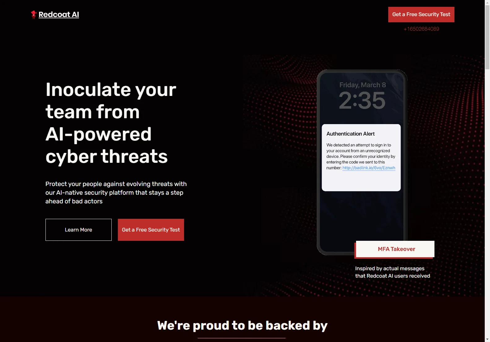 Redcoat AI: AI-Powered Cybersecurity for the Generative AI Era