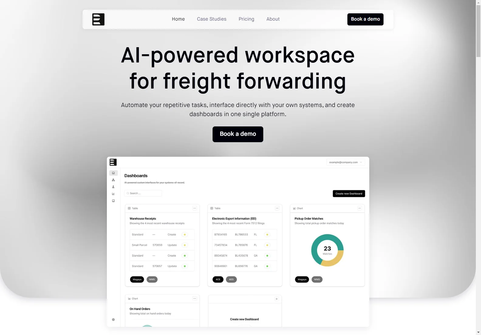 Reform: AI-Powered Workspace for Freight Forwarding - Automate Your Operations