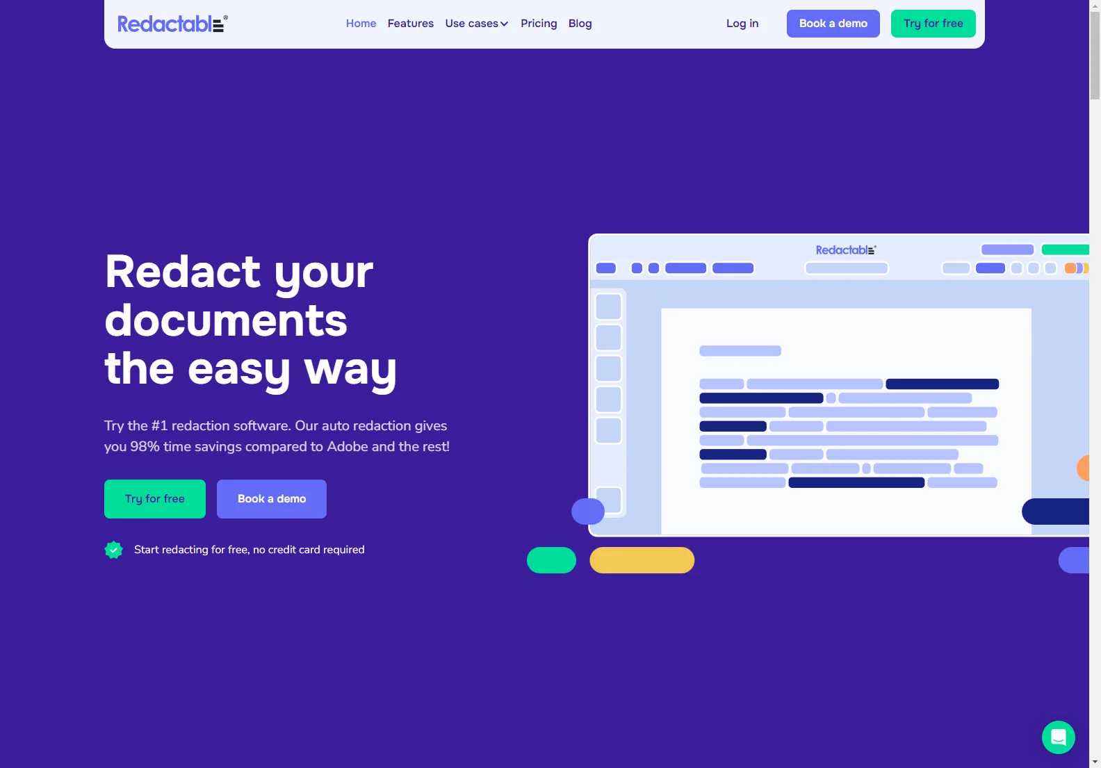 Redactable: AI-Powered Redaction Software for Secure Document Handling