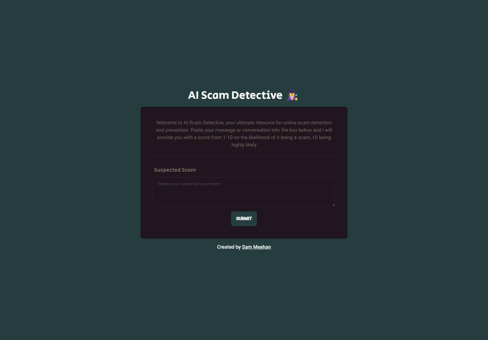 AI Scam Detective: Your AI-Powered Shield Against Online Scams