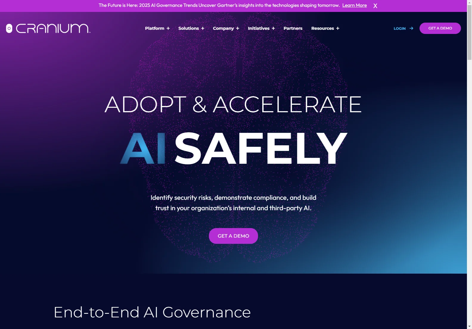 Cranium: Your Comprehensive AI Governance Solution