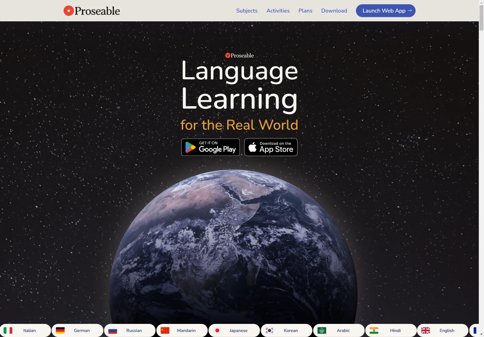 Proseable: AI-Powered Language Learning for Real-World Fluency