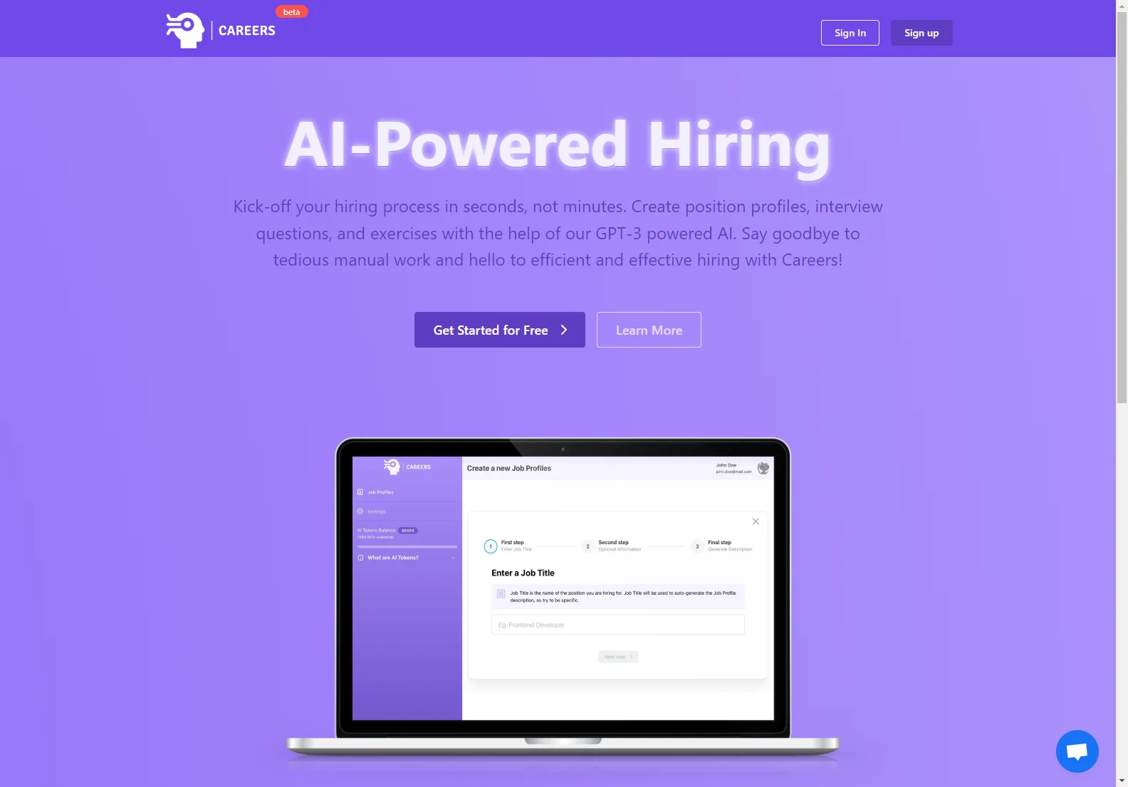 Careers: AI-Powered Hiring Assistant - Streamline Your Recruitment Process