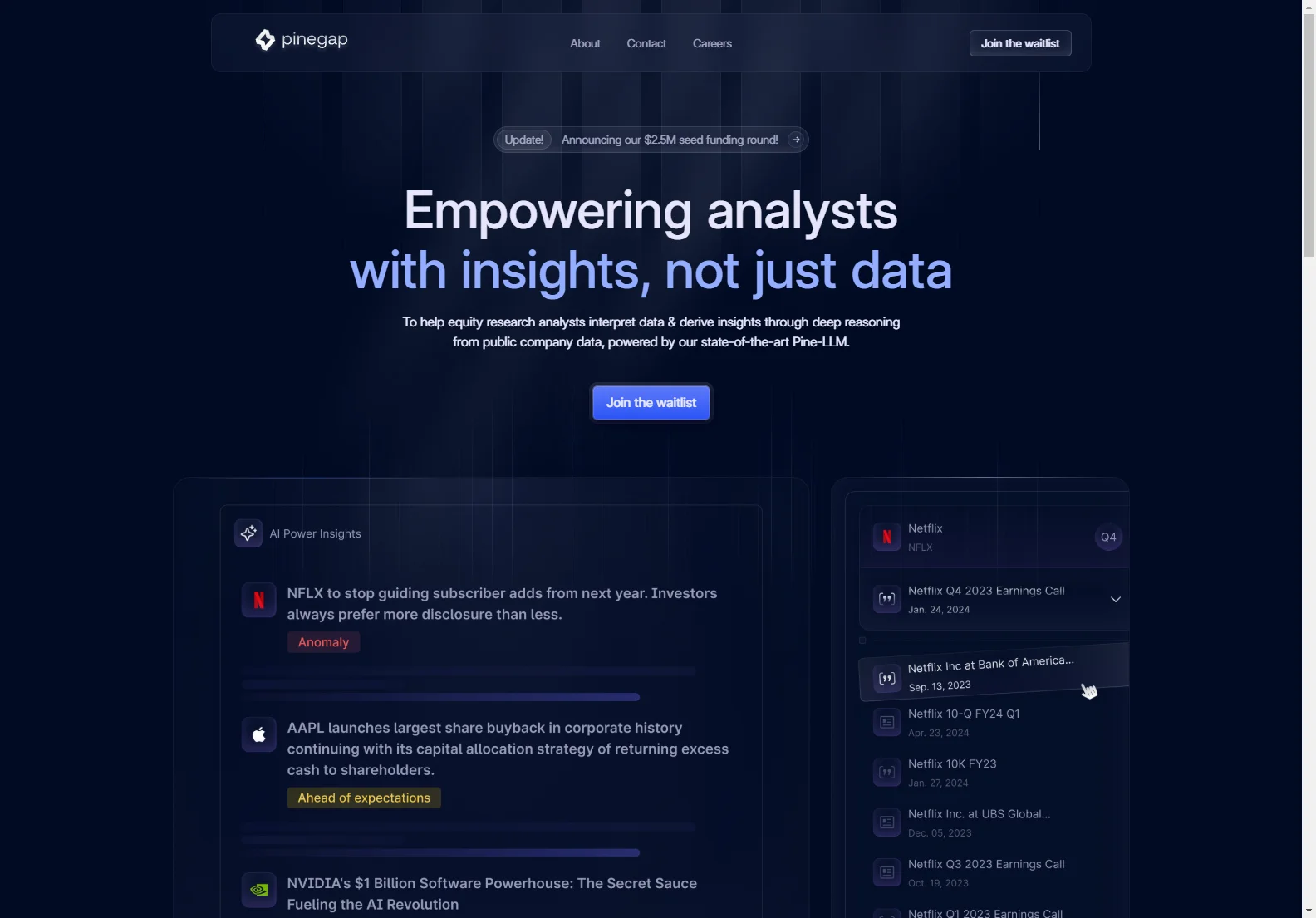 Pinegap: AI-Powered Equity Research Platform for Enhanced Insights