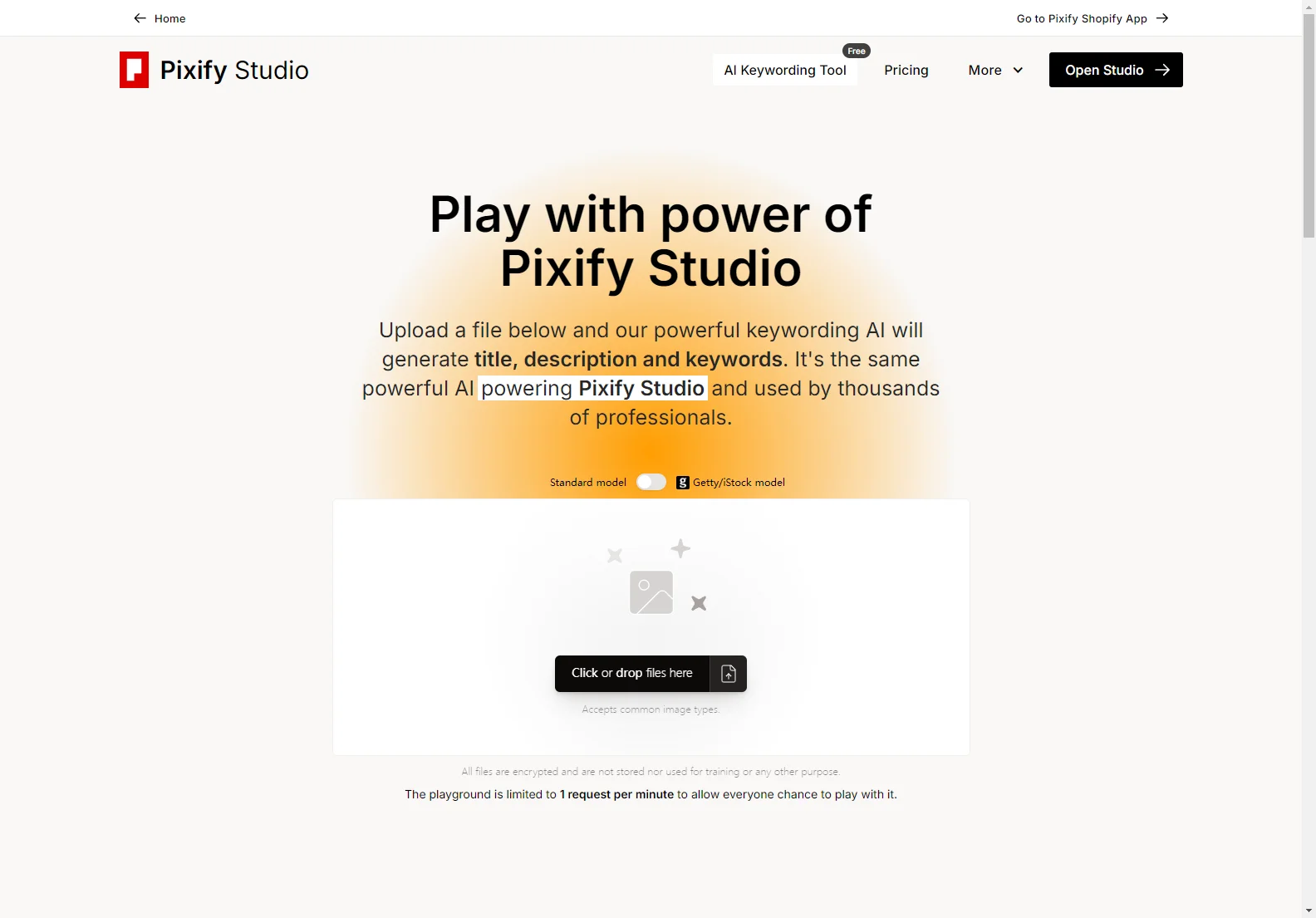 Pixify Studio: AI-Powered Keywording for Enhanced Content Discovery