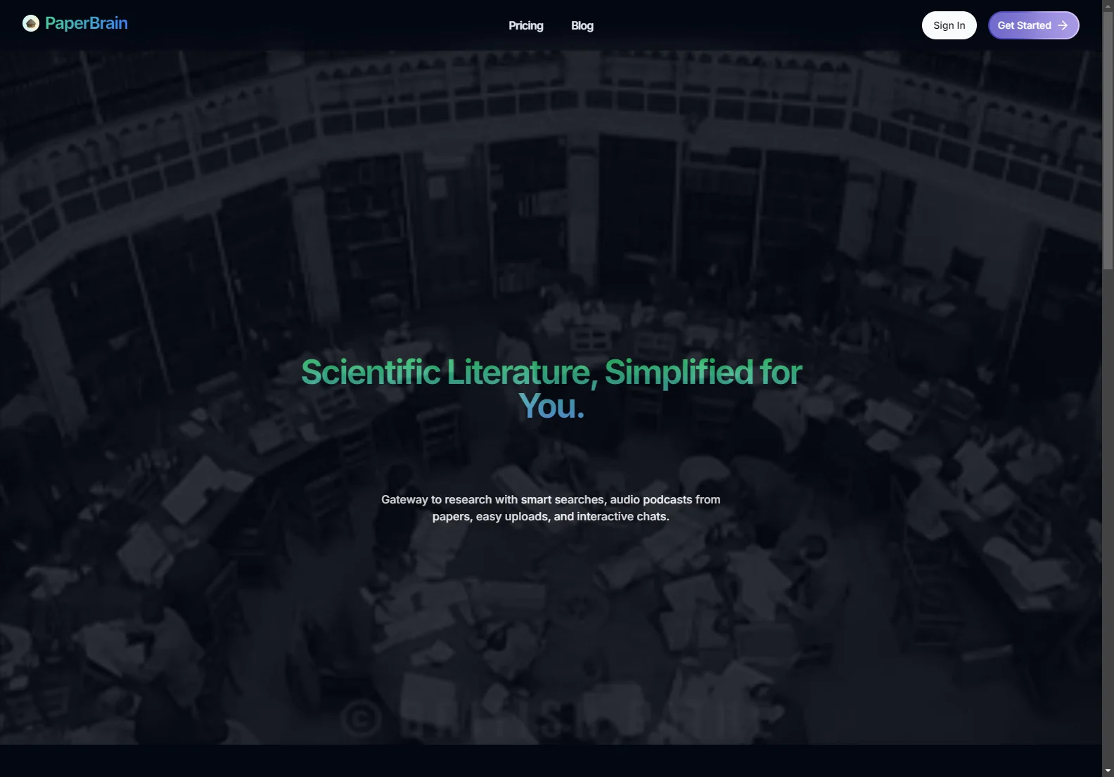 PaperBrain: AI-Powered Research Assistant for Simplified Scientific Literature