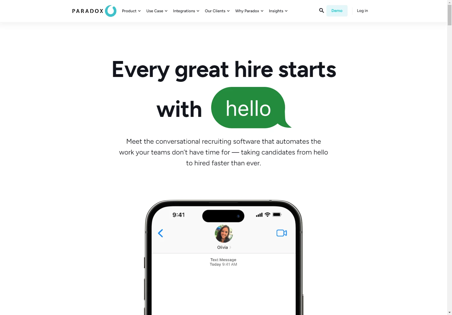 Paradox: Conversational AI Recruiting Software for Efficient Hiring