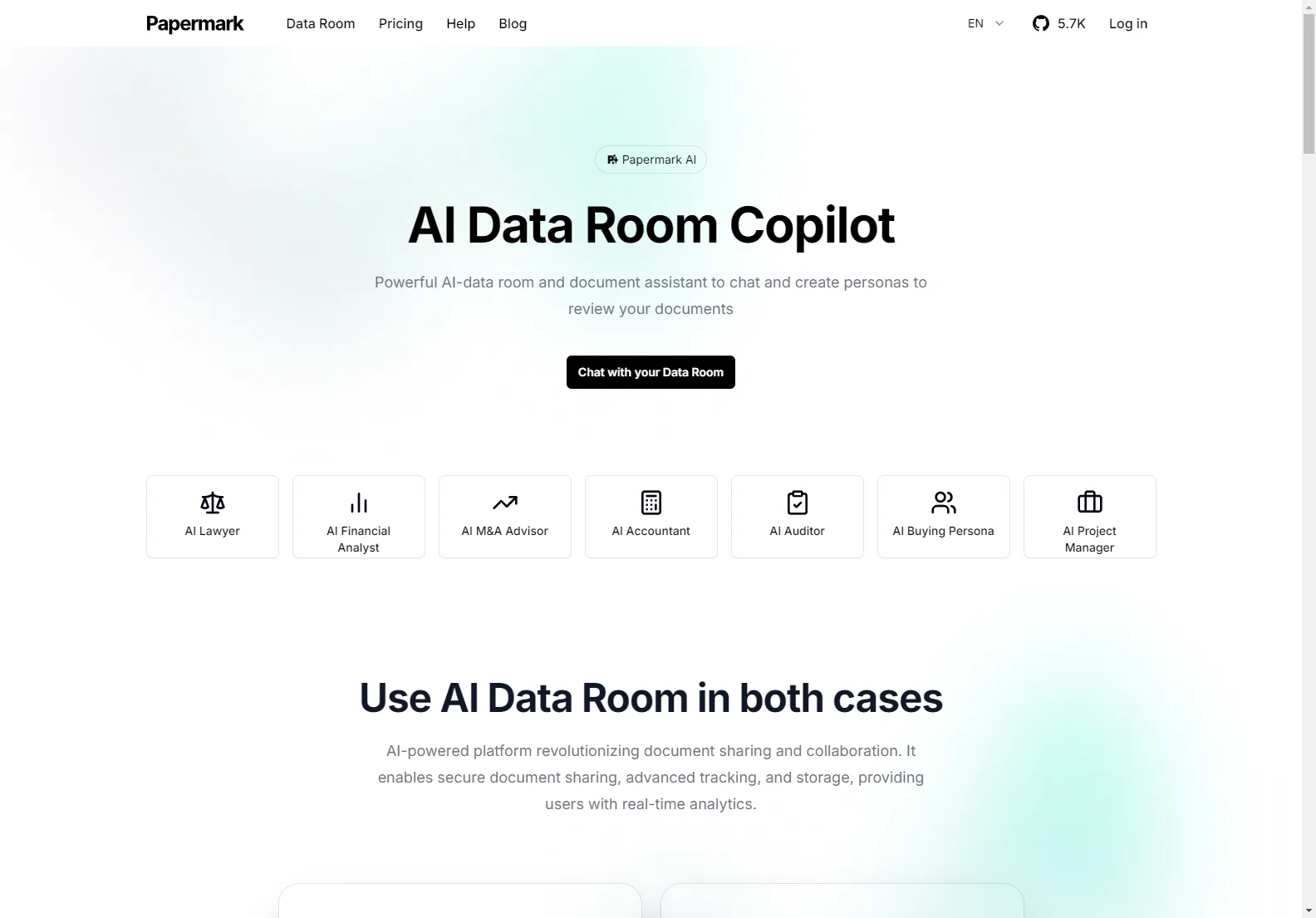 Papermark AI: Your AI-Powered Data Room and Document Assistant