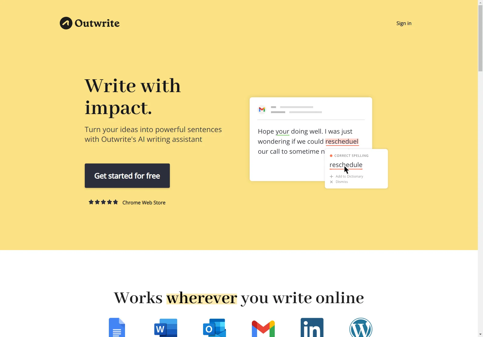 Outwrite: AI-Powered Writing Assistant for Improved Grammar, Style, and Clarity