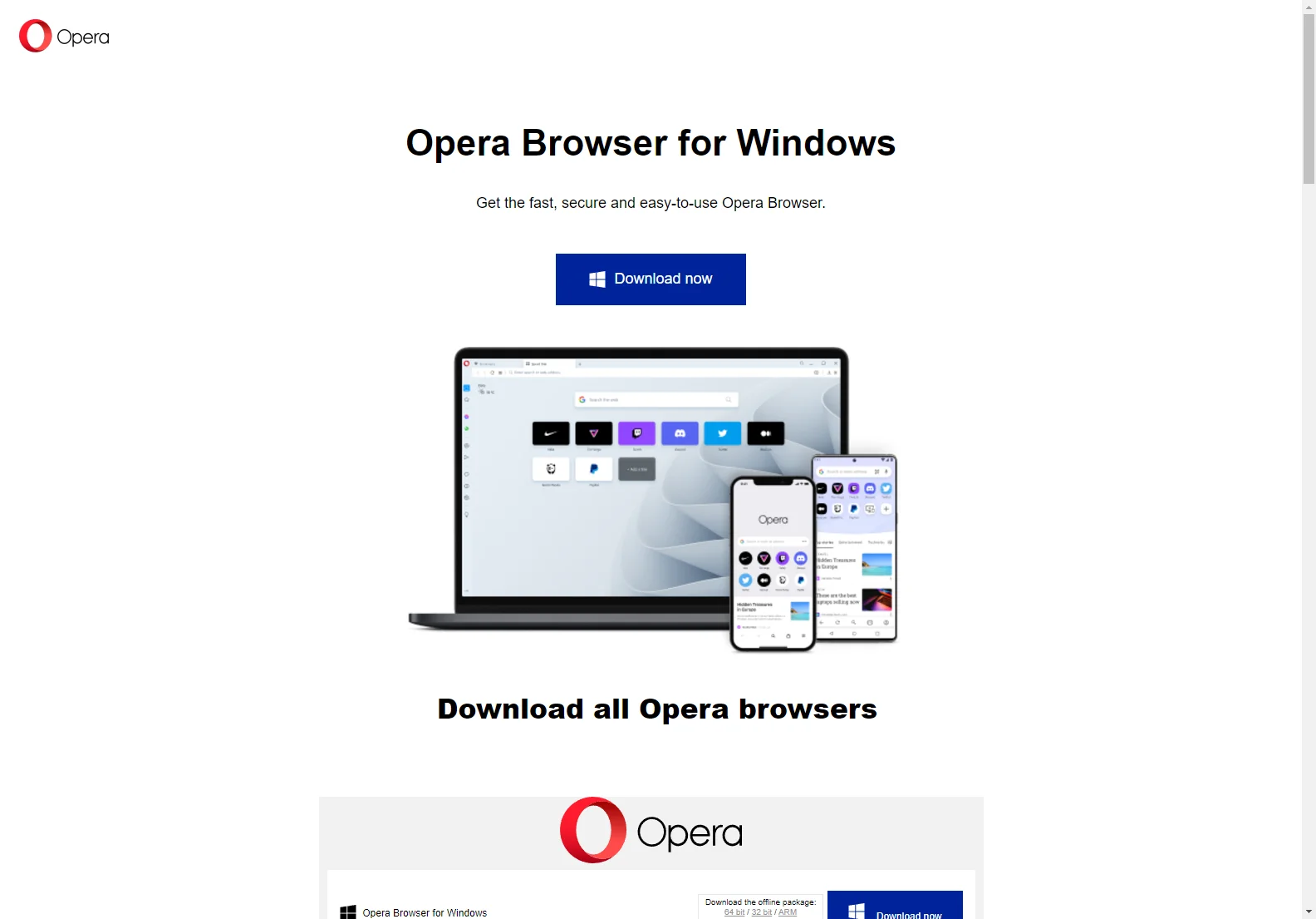 Opera Browser for Computers: Fast, Secure & Easy-to-Use